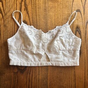 Boho Eyelet Lace Bralette Top